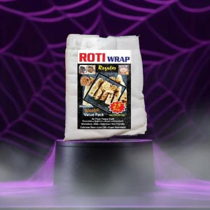 EcoWrap™ Reusable Roti Wrap Paper – Washable, Eco-Friendly & Oil-Resistant Food Wraps (Pack of 25)