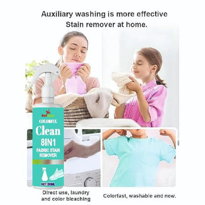 RedApple™ Fabric Stain Remover– Buy 1 Get 1 Free Plant-Based Laundry & Antibacterial Formula for Instant Stain Removal & Brightening