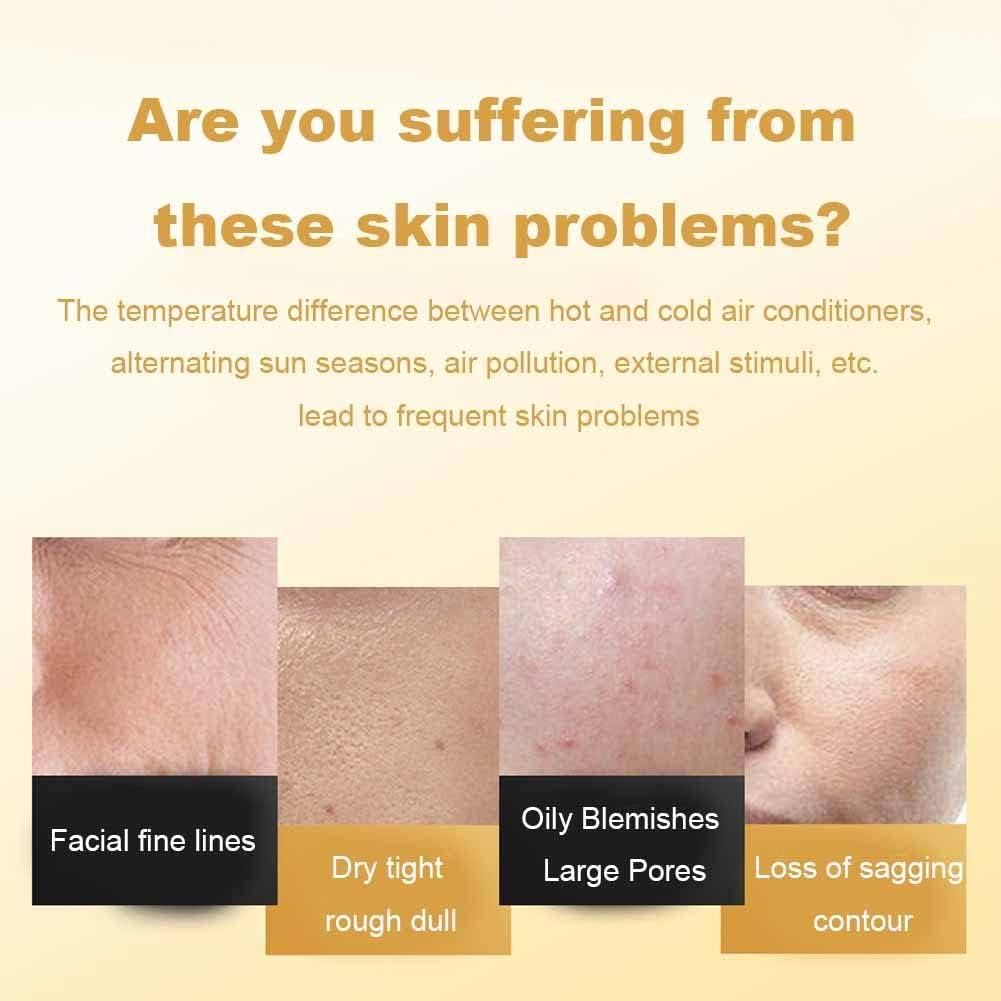 Gold Peel-Off Face Mask (Pack of 2) – Deep Cleansing, Glow-Enhancing Anti-Aging Mask for All Skin Types