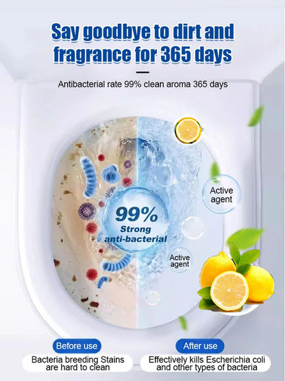 SparkleFlush™ Automatic Toilet & Bathroom Cleaner Tablets | Self-Cleaning Flush | Pack of 10/20/30